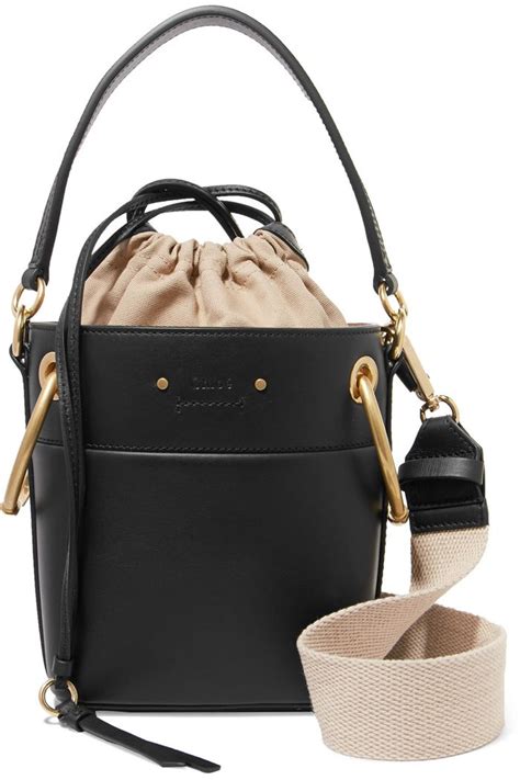 chloe roy mini bucket|Chloe Roy Mini Smooth Leather Bucket Bag.